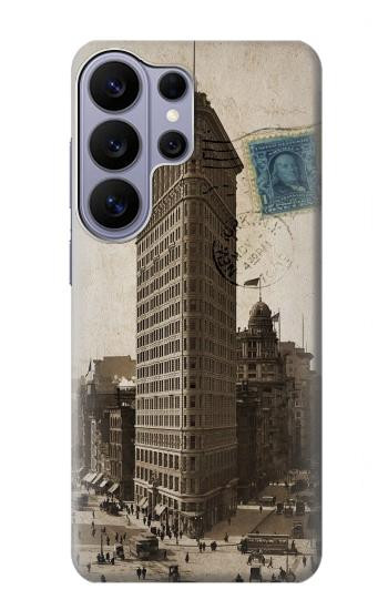 S2832 New York 1903 Flatiron Building Postcard Hülle Schutzhülle Taschen für Samsung Galaxy S26 Ultra