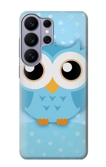 S3029 Cute Blue Owl Hülle Schutzhülle Taschen für Samsung Galaxy S26 Ultra