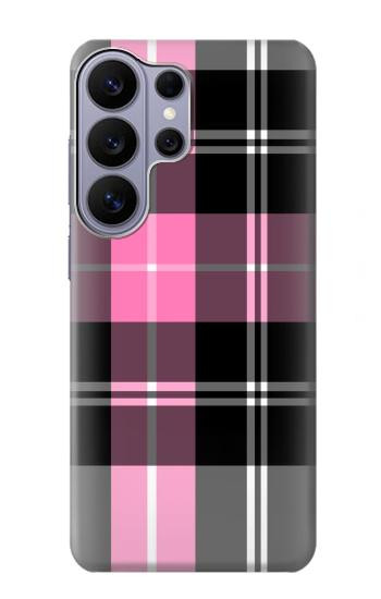 S3091 Pink Plaid Pattern Hülle Schutzhülle Taschen für Samsung Galaxy S26 Ultra