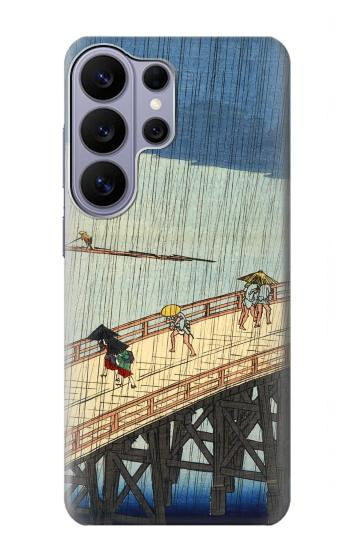 S3347 Utagawa Hiroshige Sudden shower Hülle Schutzhülle Taschen für Samsung Galaxy S26 Ultra