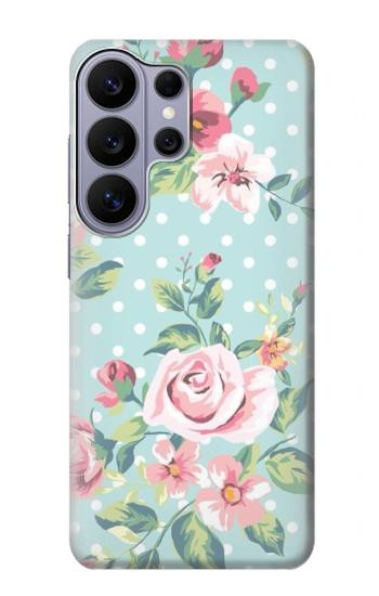 S3494 Vintage Rose Polka Dot Hülle Schutzhülle Taschen für Samsung Galaxy S26 Ultra