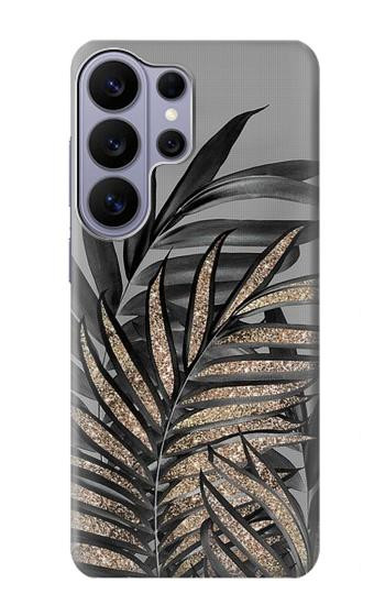 S3692 Gray Black Palm Leaves Hülle Schutzhülle Taschen für Samsung Galaxy S26 Ultra