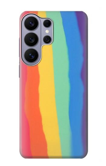 S3799 Cute Vertical Watercolor Rainbow Hülle Schutzhülle Taschen für Samsung Galaxy S26 Ultra