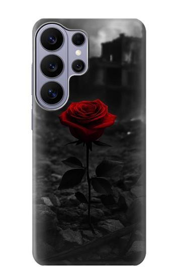 S4048 Red Rose Ruins Hülle Schutzhülle Taschen für Samsung Galaxy S26 Ultra