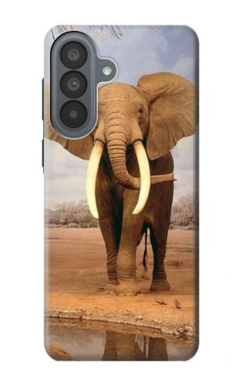 S0310 African Elephant Hülle Schutzhülle Taschen für Samsung Galaxy A37