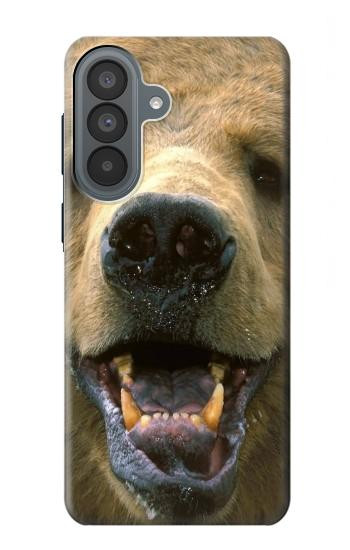 S0840 Grizzly Bear Face Hülle Schutzhülle Taschen für Samsung Galaxy A37
