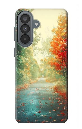 S0913 Road Through The Woods Hülle Schutzhülle Taschen für Samsung Galaxy A37