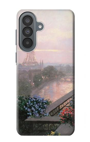 S1443 Terrace in Paris Eifel Hülle Schutzhülle Taschen für Samsung Galaxy A37