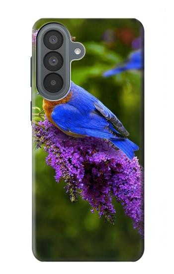 S1565 Bluebird of Happiness Blue Bird Hülle Schutzhülle Taschen für Samsung Galaxy A37