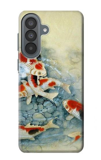 S1654 Koi Carp Fish Art Painting Hülle Schutzhülle Taschen für Samsung Galaxy A37
