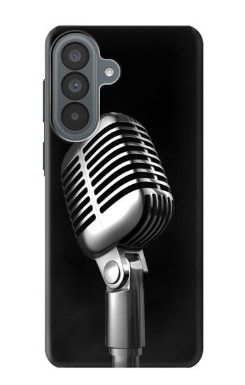 S1672 Retro Microphone Jazz Music Hülle Schutzhülle Taschen für Samsung Galaxy A37