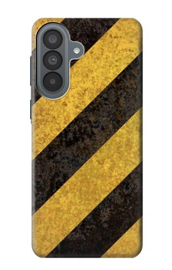 S2231 Yellow and Black Line Hazard Striped Hülle Schutzhülle Taschen für Samsung Galaxy A37