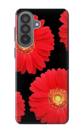 S2478 Red Daisy flower Hülle Schutzhülle Taschen für Samsung Galaxy A37