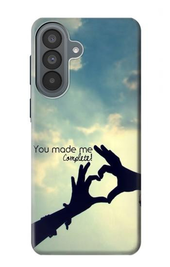 S2640 You Made Me Complete Love Hülle Schutzhülle Taschen für Samsung Galaxy A37