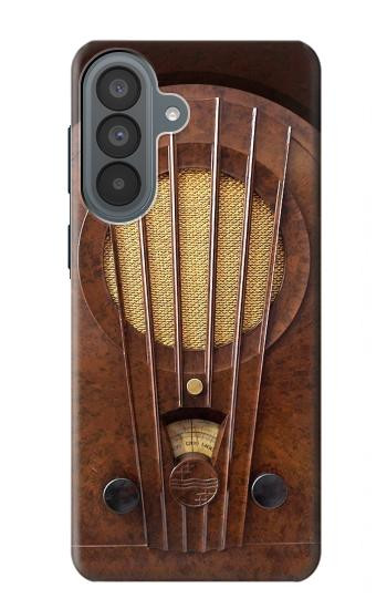 S2655 Vintage Bakelite Deco Radio Hülle Schutzhülle Taschen für Samsung Galaxy A37