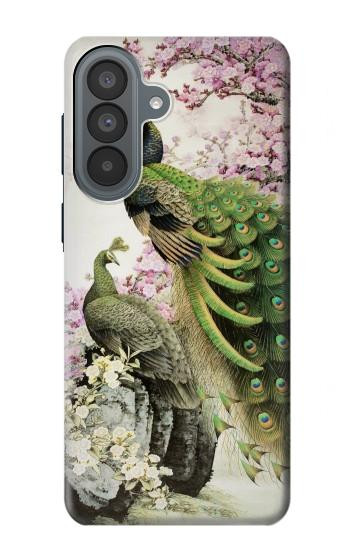 S2773 Peacock Chinese Brush Painting Hülle Schutzhülle Taschen für Samsung Galaxy A37