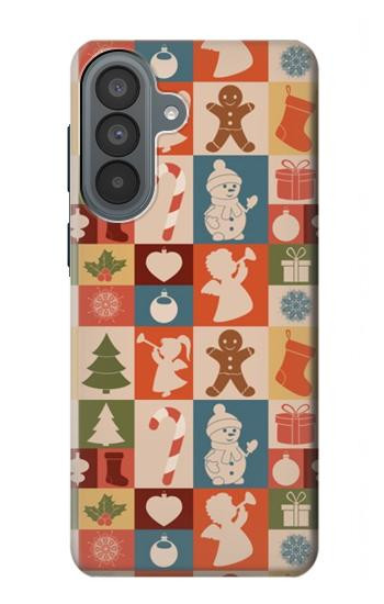 S2854 Cute Xmas Pattern Hülle Schutzhülle Taschen für Samsung Galaxy A37