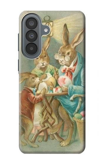 S3164 Easter Rabbit Family Hülle Schutzhülle Taschen für Samsung Galaxy A37