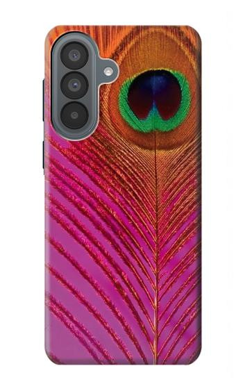 S3201 Pink Peacock Feather Hülle Schutzhülle Taschen für Samsung Galaxy A37