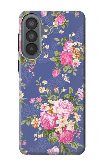 S3265 Vintage Flower Pattern Hülle Schutzhülle Taschen für Samsung Galaxy A37