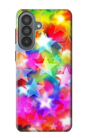 S3292 Colourful Disco Star Hülle Schutzhülle Taschen für Samsung Galaxy A37