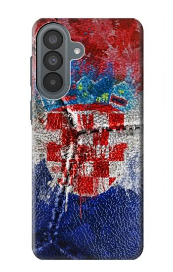 S3313 Croatia Flag Vintage Football Graphic Hülle Schutzhülle Taschen für Samsung Galaxy A37
