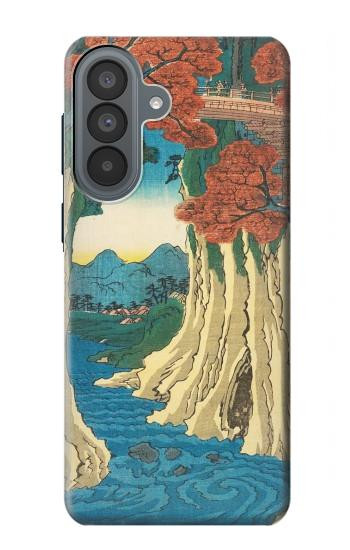 S3348 Utagawa Hiroshige The Monkey Bridge Hülle Schutzhülle Taschen für Samsung Galaxy A37
