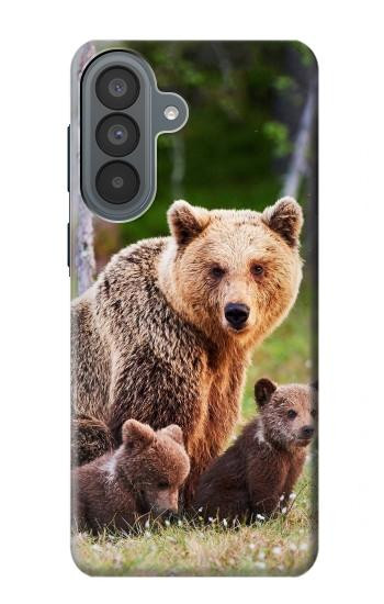 S3558 Bear Family Hülle Schutzhülle Taschen für Samsung Galaxy A37
