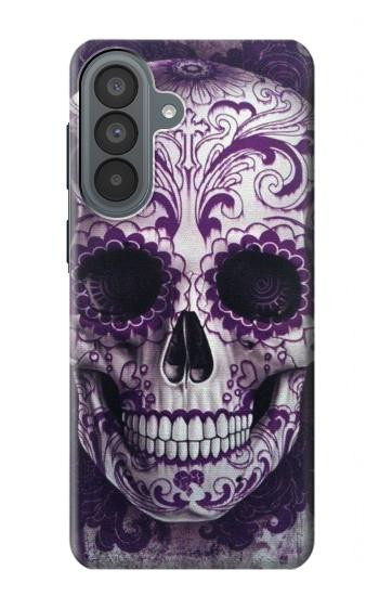 S3582 Purple Sugar Skull Hülle Schutzhülle Taschen für Samsung Galaxy A37
