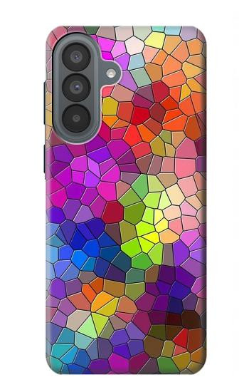 S3677 Colorful Brick Mosaics Hülle Schutzhülle Taschen für Samsung Galaxy A37