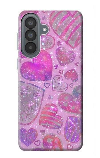 S3710 Pink Love Heart Hülle Schutzhülle Taschen für Samsung Galaxy A37