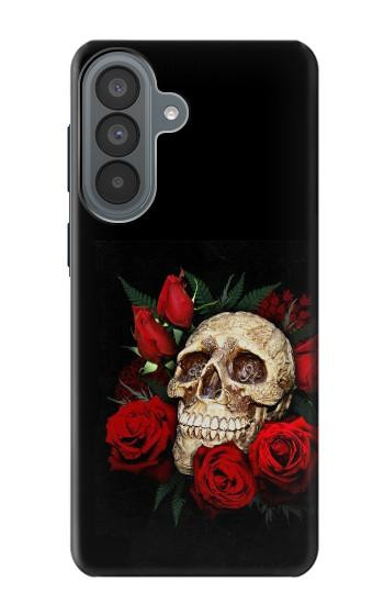 S3753 Dark Gothic Goth Skull Roses Hülle Schutzhülle Taschen für Samsung Galaxy A37