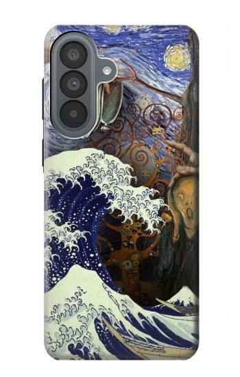 S3851 World of Art Van Gogh Hokusai Da Vinci Hülle Schutzhülle Taschen für Samsung Galaxy A37