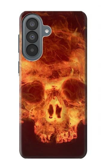 S3881 Fire Skull Hülle Schutzhülle Taschen für Samsung Galaxy A37