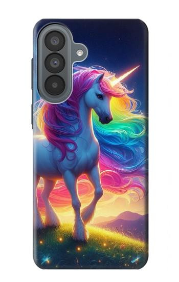 S3977 Colorful Unicorn Hülle Schutzhülle Taschen für Samsung Galaxy A37