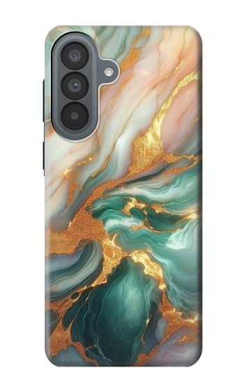 S3993 Green Marble Gold Veins Hülle Schutzhülle Taschen für Samsung Galaxy A37