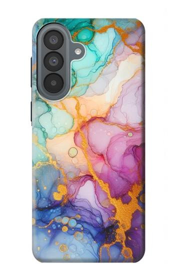 S4001 Multicolored Abstract Lilac Emerald Hülle Schutzhülle Taschen für Samsung Galaxy A37