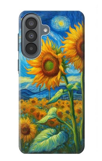 S4019 Sunflower Van Gogh Style Hülle Schutzhülle Taschen für Samsung Galaxy A37