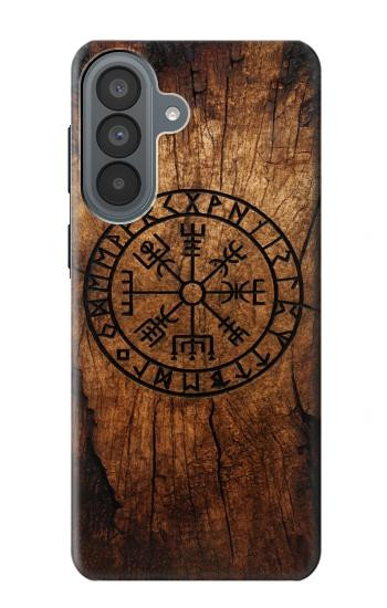 S4036 Viking Vegvisir Compass Wood Hülle Schutzhülle Taschen für Samsung Galaxy A37