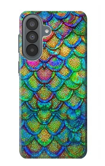 S4071 Colorful Mermaid Scale Hülle Schutzhülle Taschen für Samsung Galaxy A37