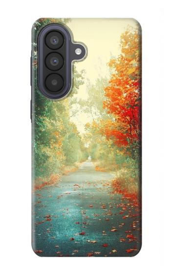 S0913 Road Through The Woods Hülle Schutzhülle Taschen für Samsung Galaxy A57
