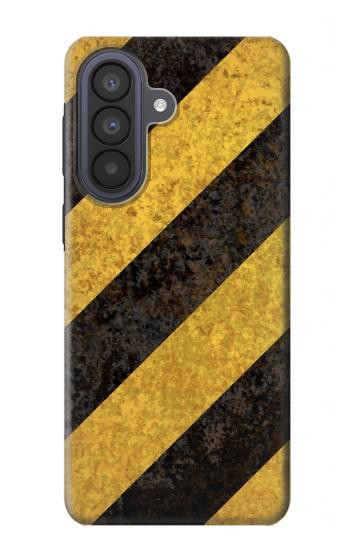 S2231 Yellow and Black Line Hazard Striped Hülle Schutzhülle Taschen für Samsung Galaxy A57