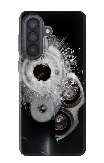 S2387 Gun Bullet Hole Glass Hülle Schutzhülle Taschen für Samsung Galaxy A57