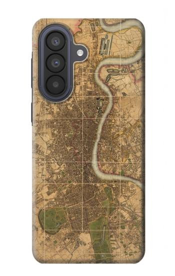 S3230 Vintage Map of London Hülle Schutzhülle Taschen für Samsung Galaxy A57