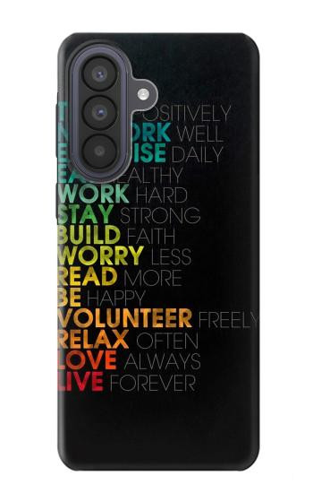 S3523 Think Positive Words Quotes Hülle Schutzhülle Taschen für Samsung Galaxy A57