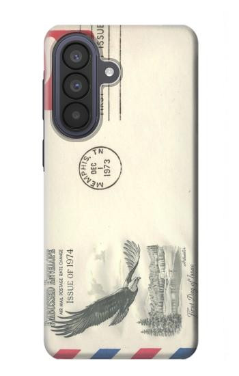 S3551 Vintage Airmail Envelope Art Hülle Schutzhülle Taschen für Samsung Galaxy A57