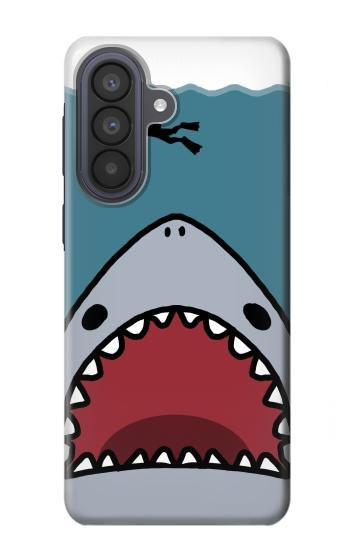 S3825 Cartoon Shark Sea Diving Hülle Schutzhülle Taschen für Samsung Galaxy A57