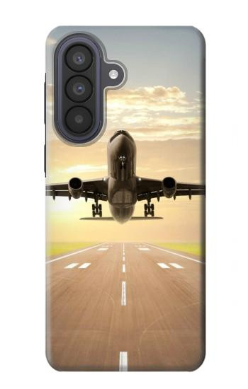S3837 Airplane Take off Sunrise Hülle Schutzhülle Taschen für Samsung Galaxy A57