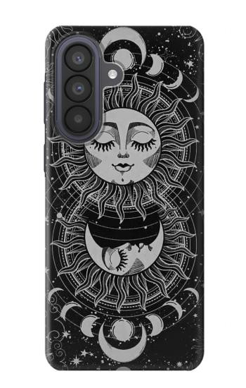 S3854 Mystical Sun Face Crescent Moon Hülle Schutzhülle Taschen für Samsung Galaxy A57