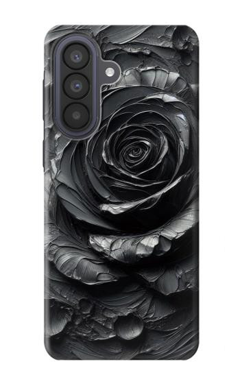 S3969 Black Rose Hard Brush Stroke Hülle Schutzhülle Taschen für Samsung Galaxy A57